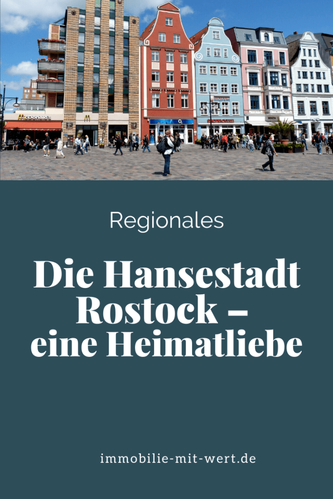 Die Hansestadt Rostock ist ein wunderbarer Ort zum Arbeiten und Leben. Mein Pin dazu.